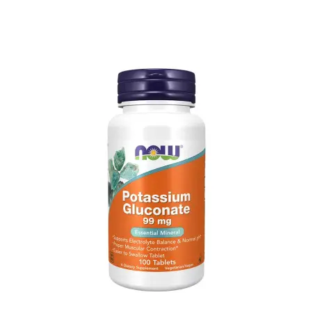 Now Foods Potassium Gluconate 99 mg (100 Tablets) - Now Foods
