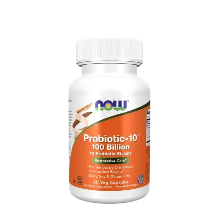 Now Foods Probiotic-10 100 Billion (60 Veg Capsules) - Now Foods