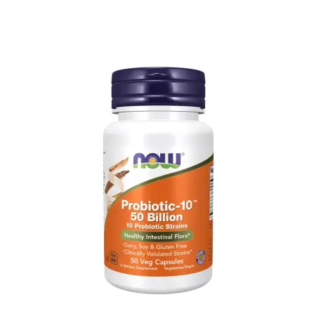 Now Foods Probiotic-10 50 Billion (50 Veg Capsules) - Now Foods