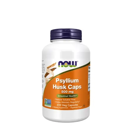 Now Foods Psyllium Husk 500 mg (200 Veg Capsules) - Now Foods