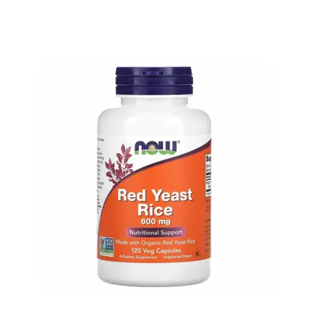Now Foods Red Yeast Rice 600 mg (120 Veg Capsules) - Now Foods