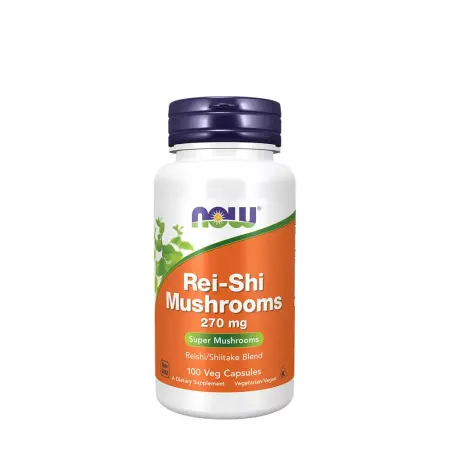 Now Foods Rei-Shi Mushrooms 270 mg (100 Veg Capsules) - Now Foods
