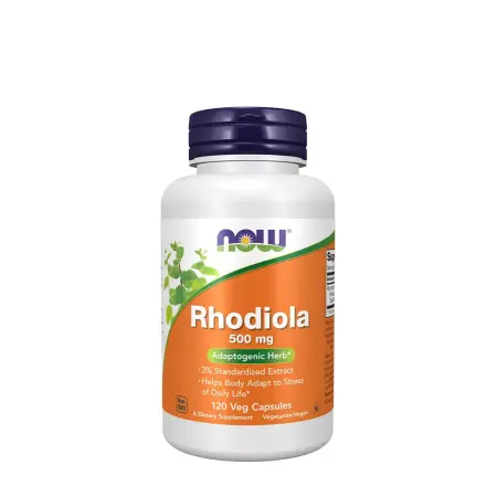 Now Foods Rhodiola 500 mg (120 Veg Capsules) - Now Foods