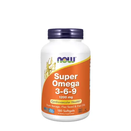 Now Foods Super Omega 3-6-9 1200 mg (180 Softgels) - Now Foods