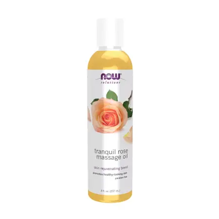 Now Foods Tranquil Rose Massage Oil (237 ml) - Now Foods