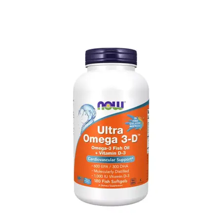 Now Foods Ultra Omega 3-D Softgels (180 Softgels) - Now Foods