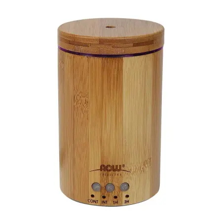 Now Foods Ultrasonic Real Bamboo Essential Oil Diffuser (1 pc) - Now Foods
