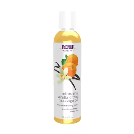 Now Foods Vanilla Citrus Massage Oil (237 ml) - Now Foods