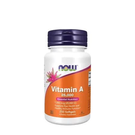 Now Foods Vitamin A 25000 IU (250 Softgels) - Now Foods