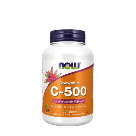 Now Foods Vitamin C-500 Chewable (100 Lozenges, Cherry Berry) - Now Foods