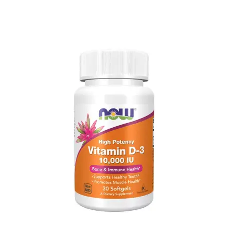 Now Foods Vitamin D-3 10,000 IU (30 Softgels) - Now Foods