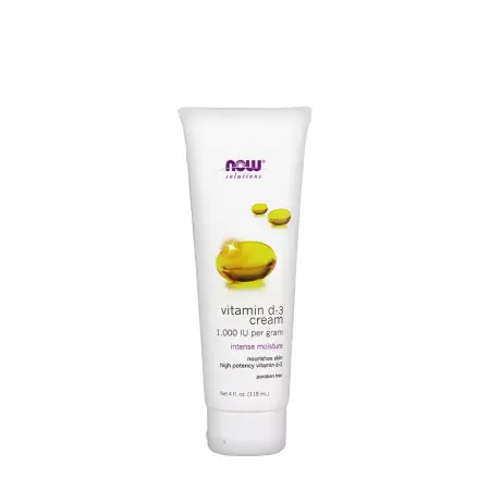 Now Foods Vitamin D-3 Body Cream (118 ml) - Now Foods