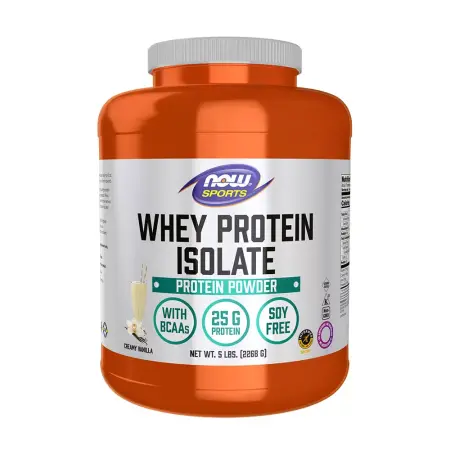 Now Foods Whey Protein Isolate (2268 g, Creamy Vanilla) - Now Foods