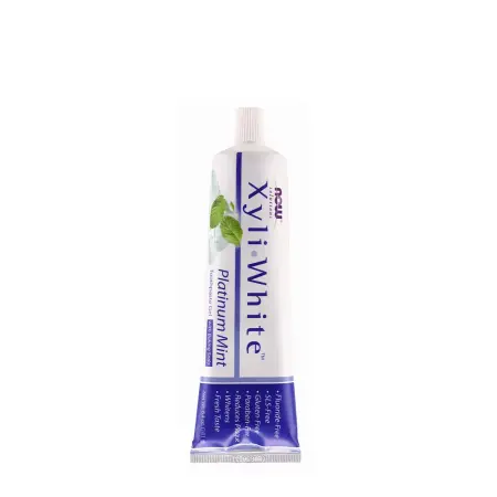 Now Foods XyliWhite Platinum Mint Toothpaste Gel with Baking Soda (181 g) - Now Foods