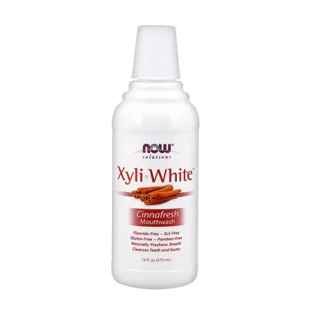 Now Foods XyliWhite Refreshmint Mouthwash (473 ml, Cinnafresh) - Now Foods