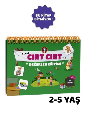 Now is the Time for Velcro Values ​​Education Activity Book - Çocuk Akademi
