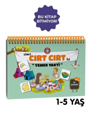 Now Mealtime Activity Book with Velcro - Çocuk Akademi