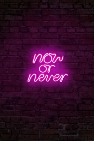 - Now Or Never - Led Decorative Wall Lighting Neon Graffiti Magic Led Messages -neongraph DEC010037 - neon graph