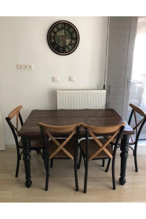 Ntconcept Doğal Ahşap Yemek Masası - (Uzunluk 185cm-Derinlik 85cm-Yükseklik 76cm-Sadece Masa) TYCXCAGI1N169200960755016 - NT Concept