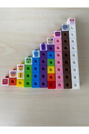 Numberblocks 1-2-3-4-5-6-7-8-9-10 Lego Cube Number Blocks NM10LU - ZK Toys