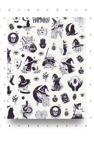 Nunuki Halloween Sticker Set Halloween Sticker Magic Mystic Decal Label NSTI0039 - Nunuki