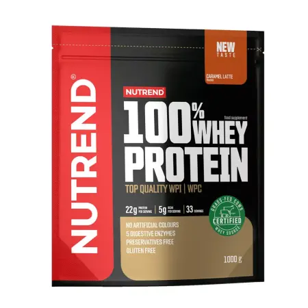 Nutrend 100% Whey Protein (1000 g, Caramel Latte) - Nutrend