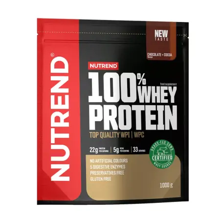 Nutrend 100% Whey Protein (1000 g, Chocolate & Cocoa) - Nutrend
