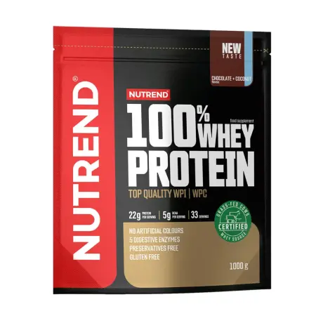 Nutrend 100% Whey Protein (1000 g, Chocolate Coconut) - Nutrend