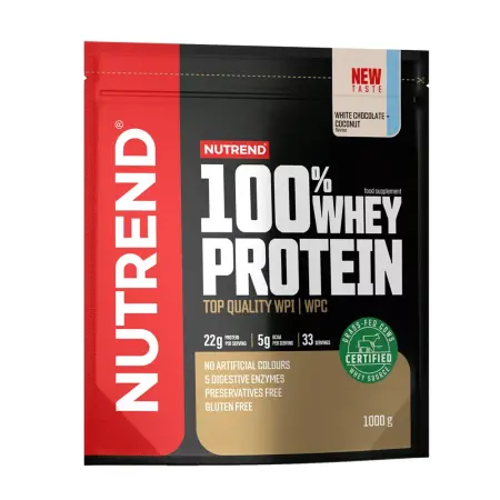 Nutrend 100% Whey Protein (1000 g, White Chocolate Coconut) - Nutrend
