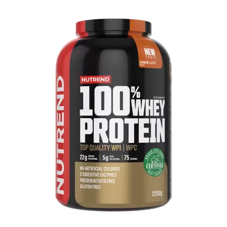 Nutrend 100% Whey Protein (2250 g, Caramel Latte) - Nutrend
