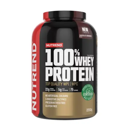 Nutrend 100% Whey Protein (2250 g, Chocolate Brownie) - Nutrend