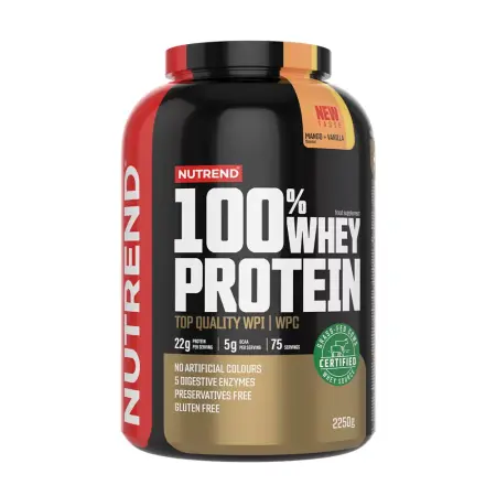 Nutrend 100% Whey Protein (2250 g, Mango & Vanilla) - Nutrend