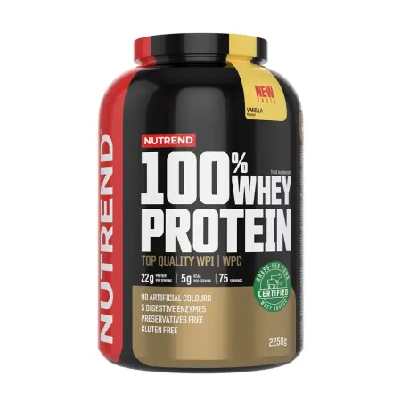 Nutrend 100% Whey Protein (2250 g, Vanilla) - Nutrend