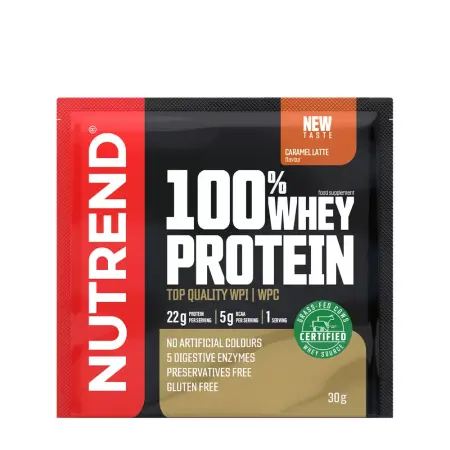 Nutrend 100% Whey Protein (30 g, Caramel Latte) - Nutrend