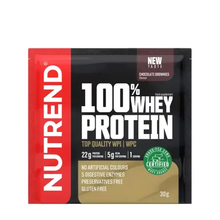 Nutrend 100% Whey Protein (30 g, Chocolate Brownie) - Nutrend