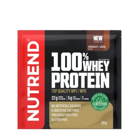 Nutrend 100% Whey Protein (30 g, Chocolate & Cocoa) - Nutrend