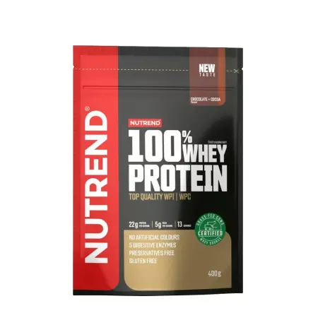 Nutrend 100% Whey Protein (400 g, Chocolate & Cocoa) - Nutrend