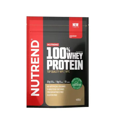 Nutrend 100% Whey Protein (400 g, Strawberry) - Nutrend