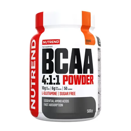 Nutrend BCAA 4:1:1 Powder (500 g, Orange) - Nutrend