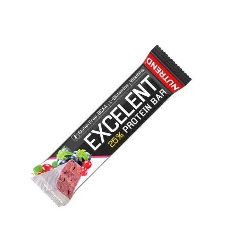 Nutrend Excelent Protein Bar (1 Bar, Blackcurrant Cranberry) - Nutrend
