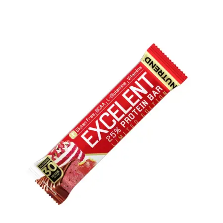 Nutrend Excelent Protein Bar (1 Bar, Strawberry Cake) - Nutrend