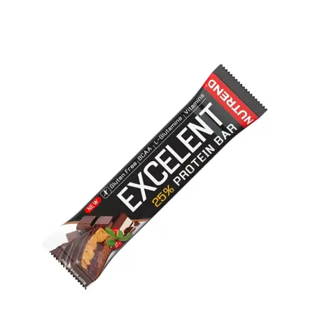 Nutrend Excelent Protein Bar Double (1 Bar, Chocolate & Nougat & Cranberry) - Nutrend
