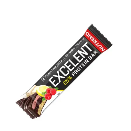 Nutrend Excelent Protein Bar Double (1 Bar, Lemon & Curd & Raspberry & Cranberry) - Nutrend