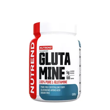 Nutrend Glutamine - 100% Pure L-Glutamine (500 g) - Nutrend