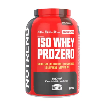 Nutrend Iso Whey Prozero (2250 g, Chocolate Brownie) - Nutrend