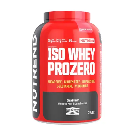 Nutrend Iso Whey Prozero (2250 g, Strawberry Cheesecake) - Nutrend