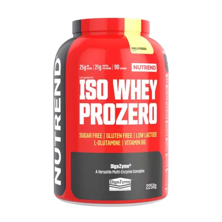 Nutrend Iso Whey Prozero (2250 g, Vanilla Pudding) - Nutrend