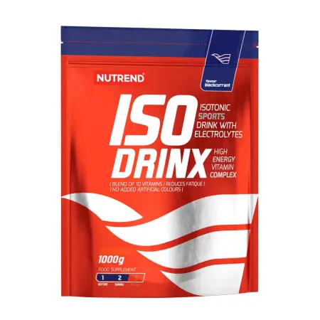 Nutrend IsoDrinx - Isotonic Sport Drink (1000 g, Blackcurrant) - Nutrend