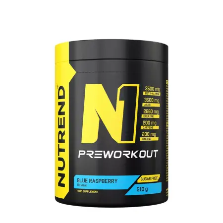 Nutrend N1 Preworkout (510 g, Blue Raspberry) - Nutrend