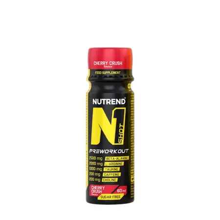 Nutrend N1 Shot Preworkout (60 ml, Cherry Crush) - Nutrend